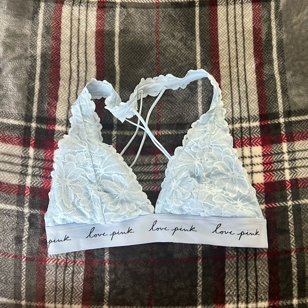 light blue bralette from PINK